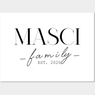 Masci Family EST. 2020, Surname, Masci Posters and Art